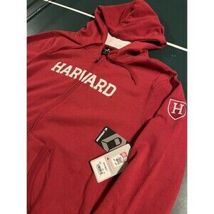NEW Women’s Harvard University Full Zip Hoodie Sweatshirt XL Sewn Letters NEW